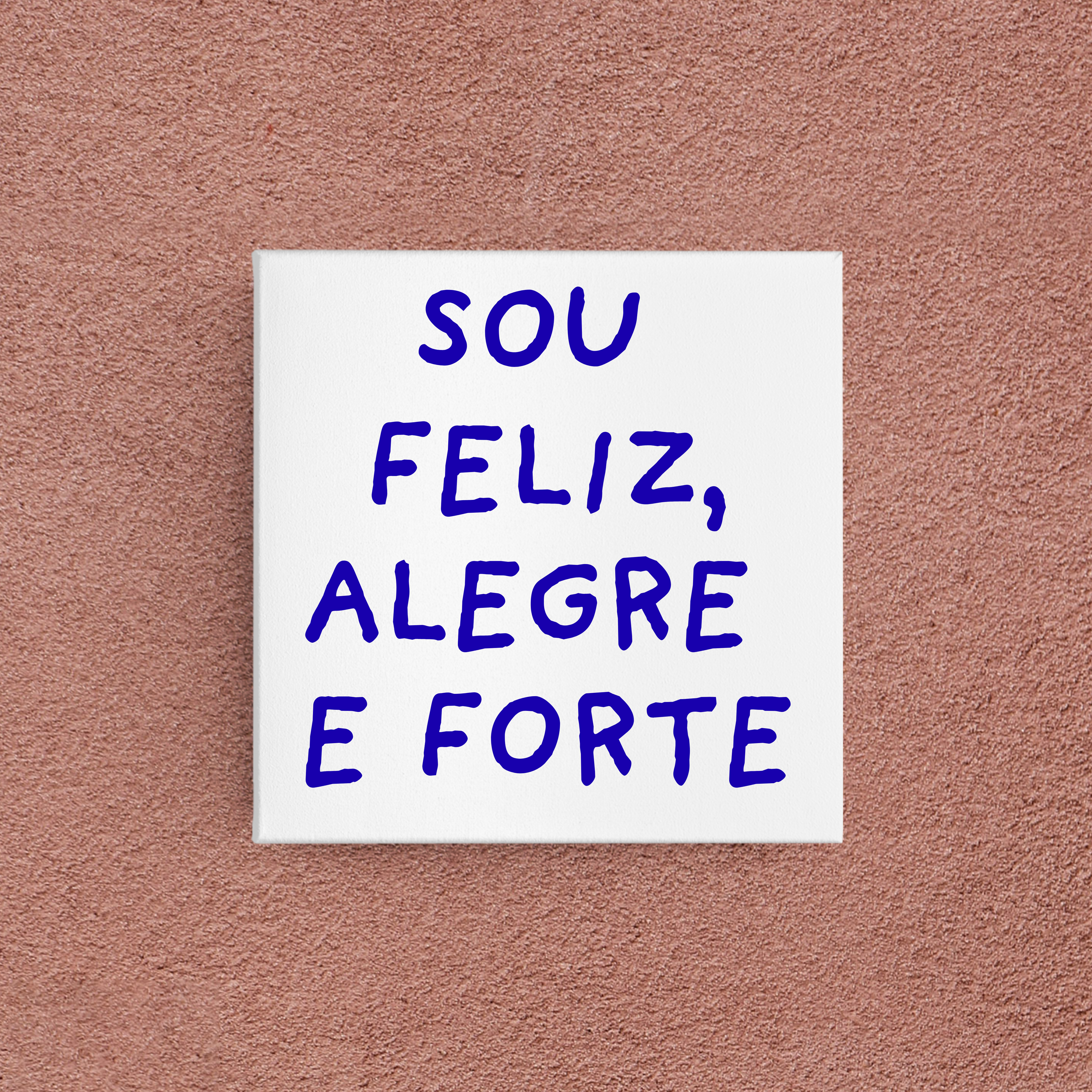 azulejo feliz, alegre e forte