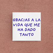 azulejo gracias a la vida