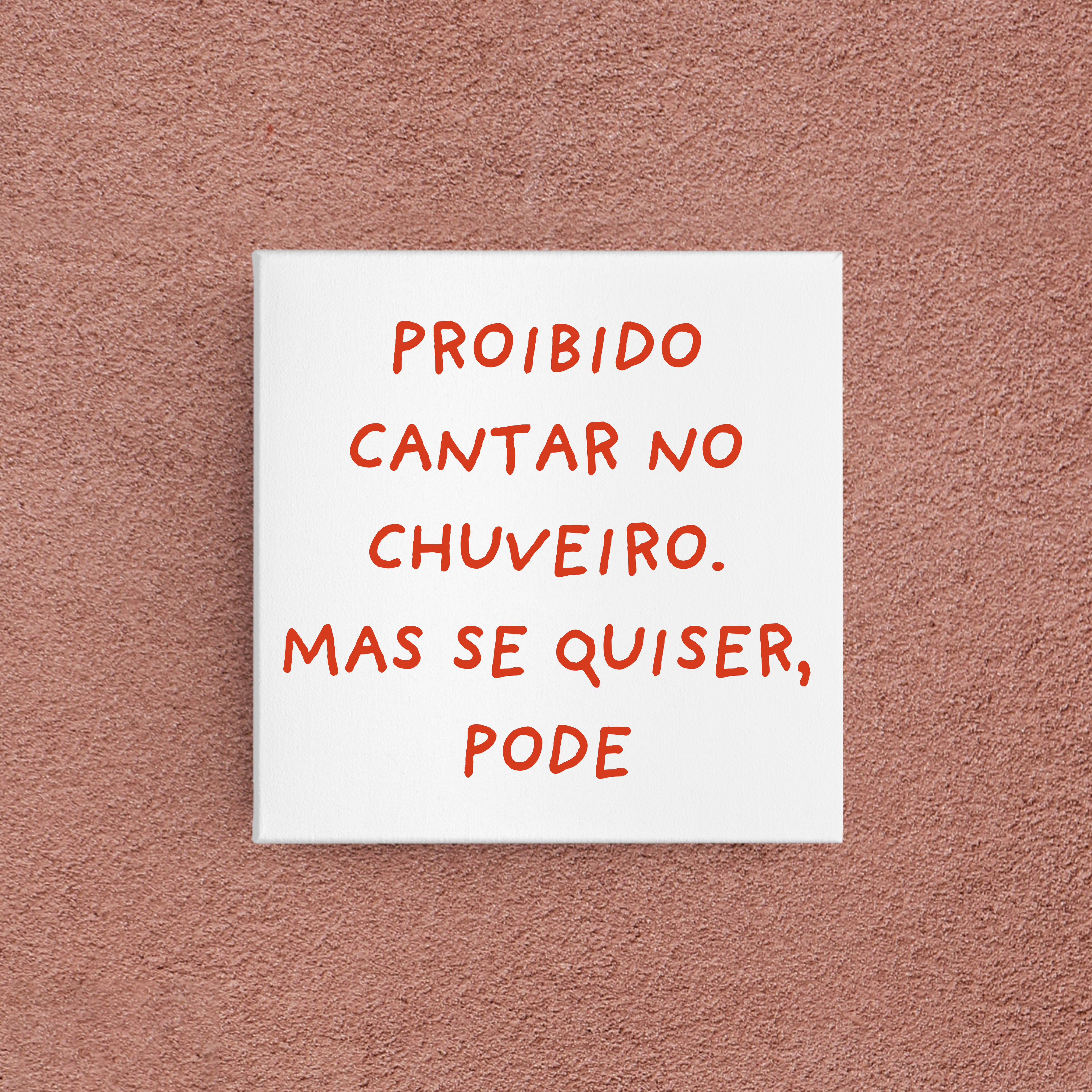 azulejo proibido cantar no chuveiro