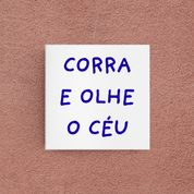 azulejo olhe o céu