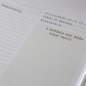 caderno de receitas